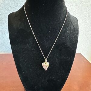 Brighton Gold and Silver Heart Necklace